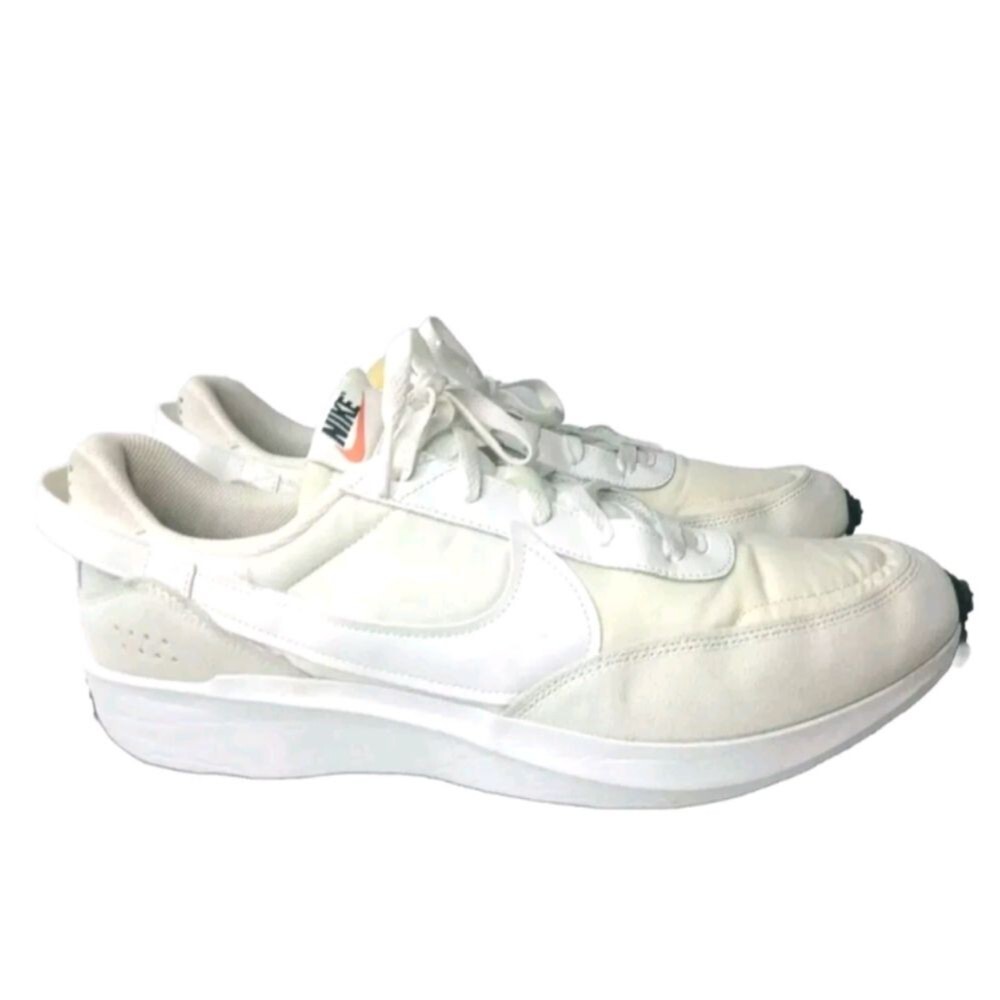 Nike Waffle Debut Shoes Men's Size 15 White Black Orange